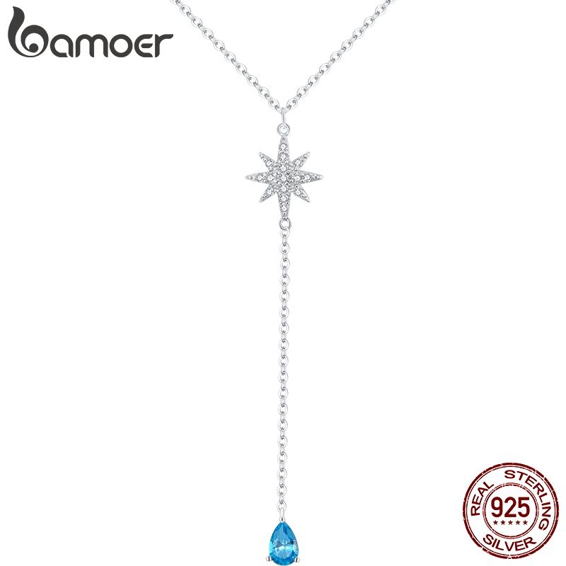 Vòng cổ Bamoer Màu Xanh Thời Trang Cho Nữ