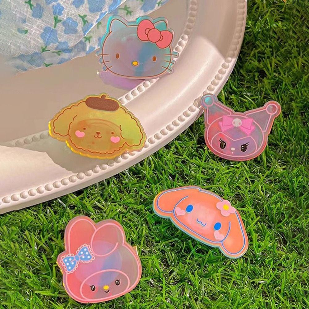 USNOW Kẹp Tóc Hình Chú Chó Cinnamoroll Hoạt Hình Phát Sáng Cho Nữ