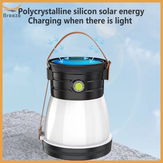 Đèn Cắm Trại Tiết Kiệm Năng Lượng Có Tay Cầm Tiện Lợi