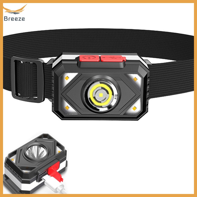 Đèn Led Đeo Đầu 7 Chế Độ Siêu Sáng Đa Năng Kèm Sạc Usb Tiện Dụng Mang Theo Dã Ngoại