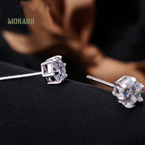 [Mok Abh] Set Vòng cổ Và Bông Tai Đính Đá Zircon