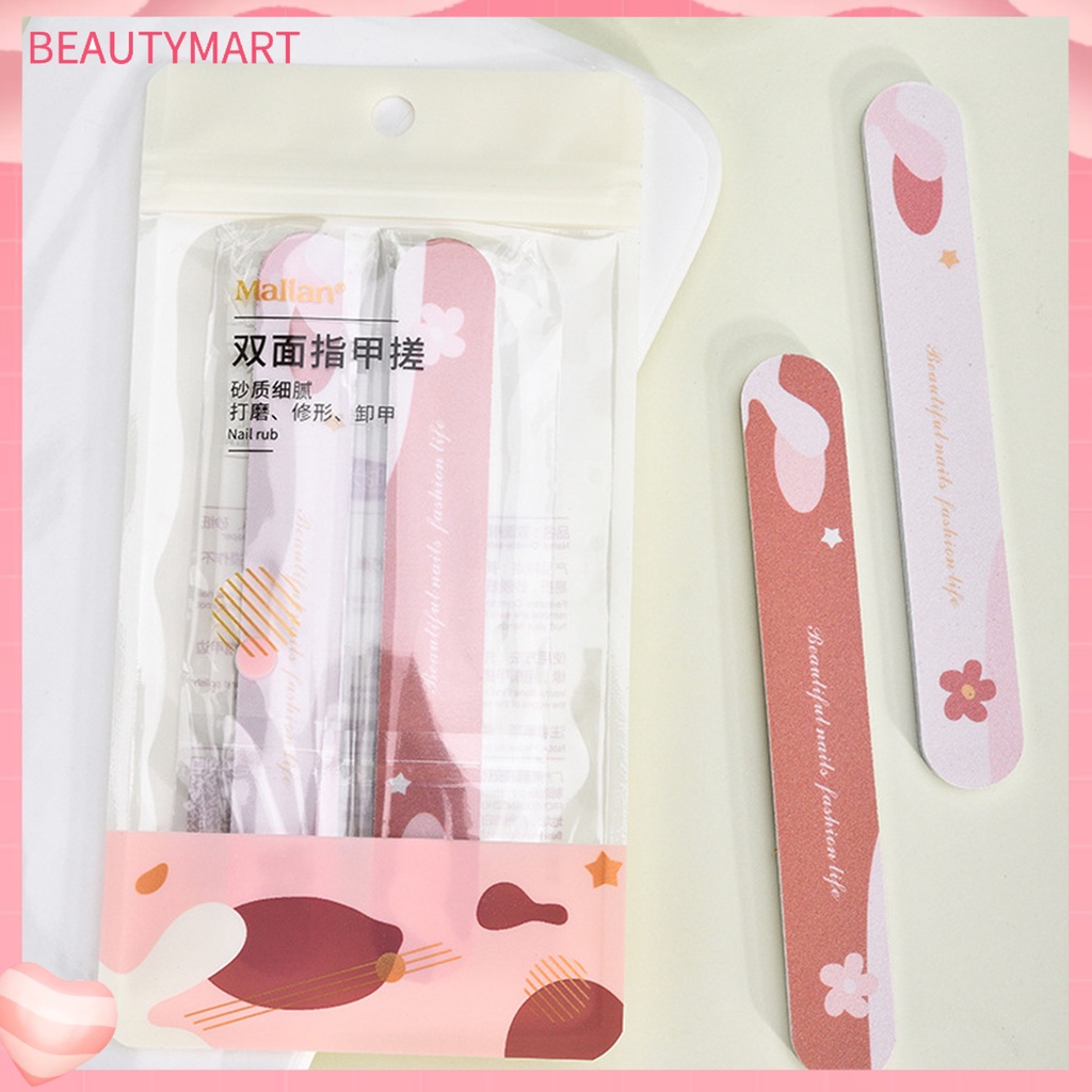 Bộ 2 Cây Dũa Móng Tay Bằng EVA Hai Mặt Họa Tiết Tinh Tế Tiện Dụng