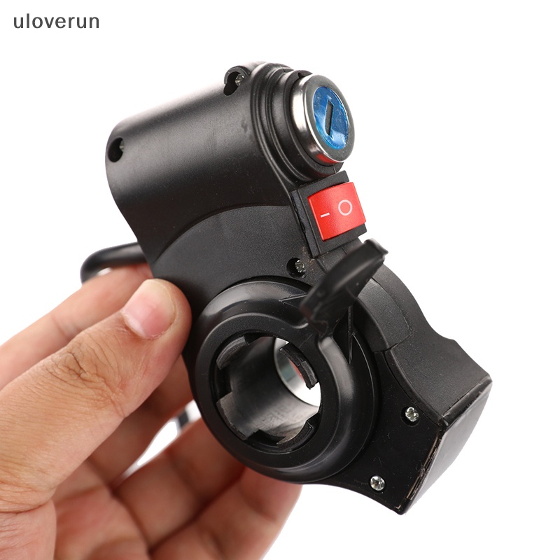Uloverun Bộ Công Tắc Tay Ga Xe Đạp Điện Kèm Chìa Khóa vn