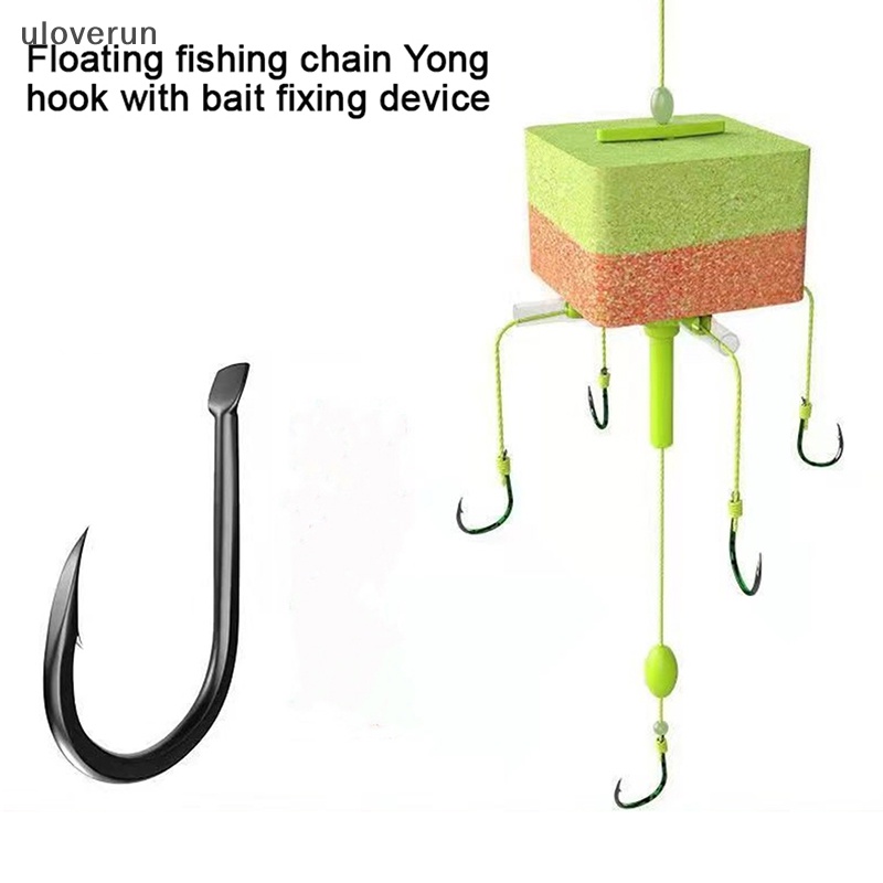 Uloverun Bộ Móc Câu Cá Bằng Thép Carbon Chất Lượng Cao Chống Cháy Nổ