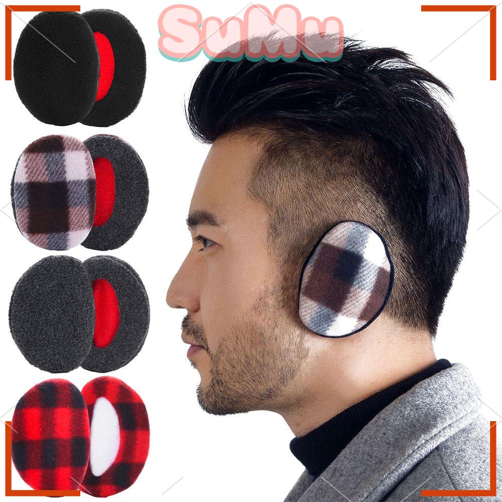 SUMU Vỏ Bọc Tai Nghe Giữ Ấm Mùa Đông Bằng Lông Cừu Mềm Mại Không Băng Đeo Cổ Tay Cho Nam Và Nữ