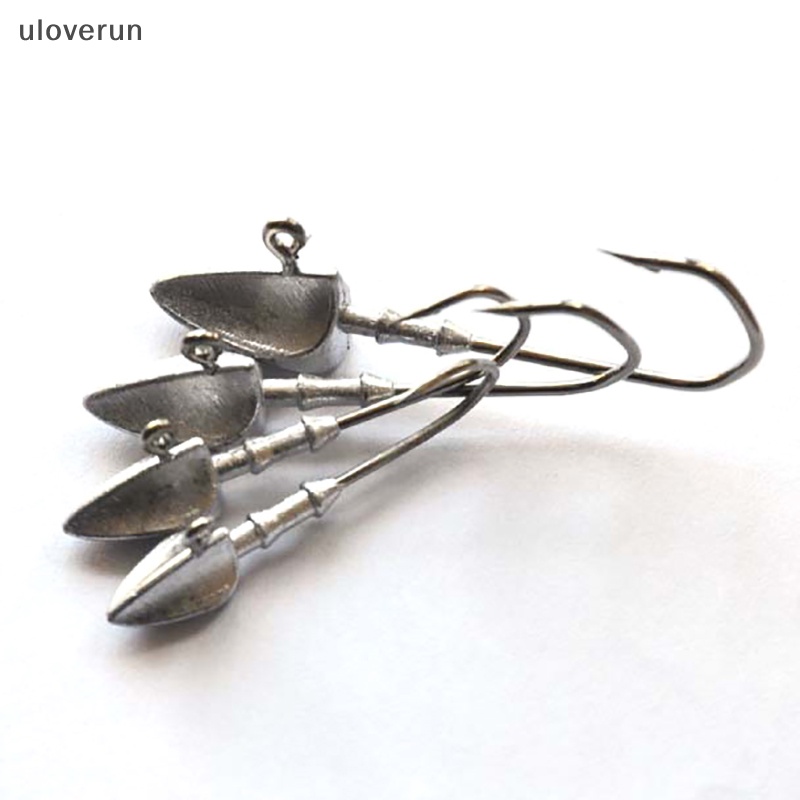 Uloverun Mồi Câu Cá Giả Hình Giun Đầu Mềm 3.5g 5g 7g 10g 14g 21g