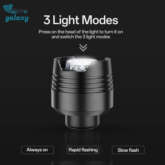 Galaxy Bộ 2 Đèn Pha Croc Ipx5 Chống Thấm Nước Có Thể Sạc Lại Bằng Cổng Usb Cho Hoạt Động Ngoài Trời