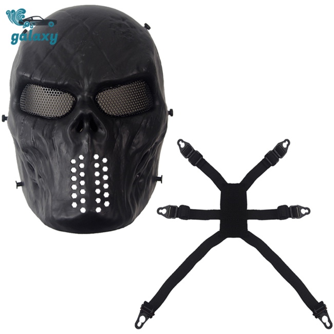 Mặt Nạ galaxy M06 Hình Đầu Lâu Có Thể Điều Chỉnh Kích Thước Trang Trí Tiệc Ngoài Trời