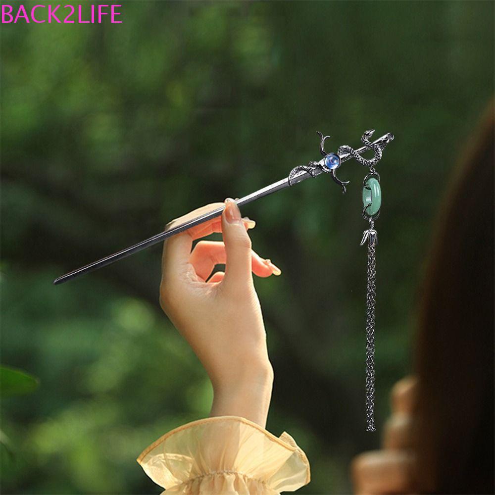 BACK2LIFE Trâm Cài Tóc Tua Rua Phong Cách Trung Hoa Cổ Điển Mới