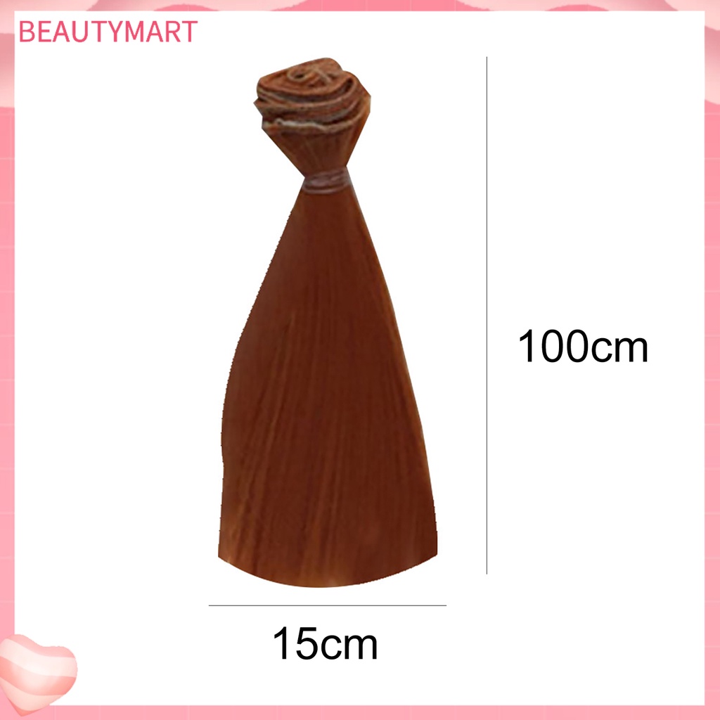 Tóc Giả Thẳng Dài Tự Nhiên Dành Cho Búp Bê