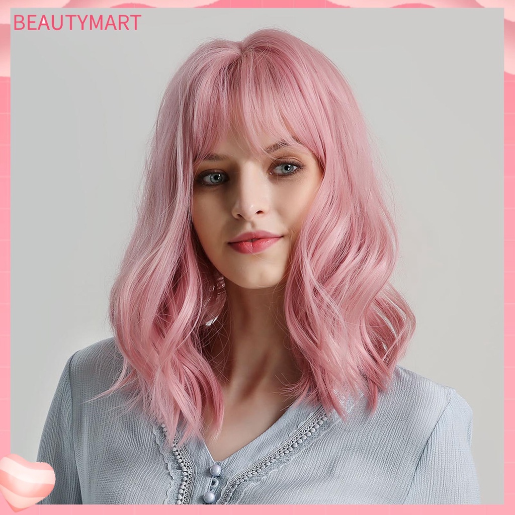 Bộ 3 Tóc Giả Mềm Mại Dạng Lưới Gợn Sóng Tự Nhiên Chất Lượng Cao Cho Nữ