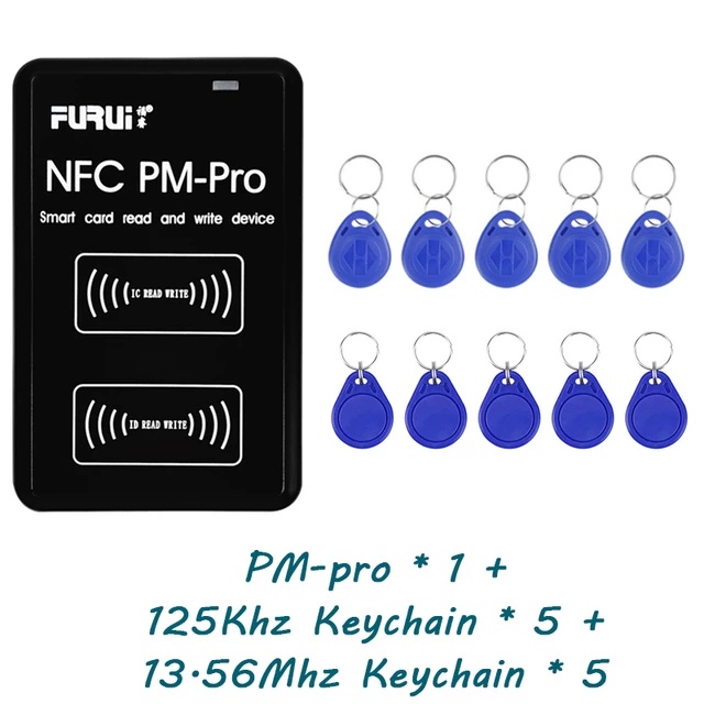 Đầu Đọc Thẻ Thông Minh NFC RFID 13.56Mhz 1K S50 Badge Clone 125Khz T5577