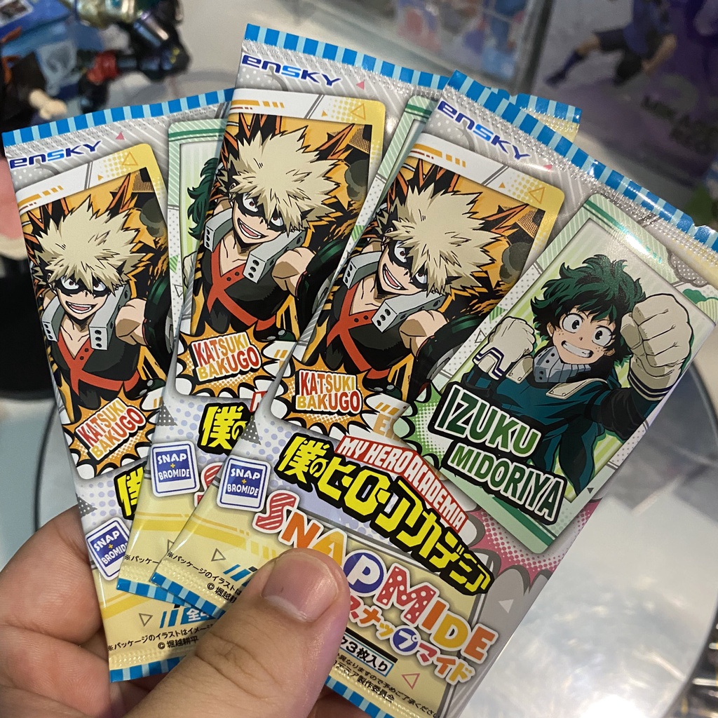 Pack thẻ nhân phẩm My Hero Academia snapmide chính hãng - card MHA