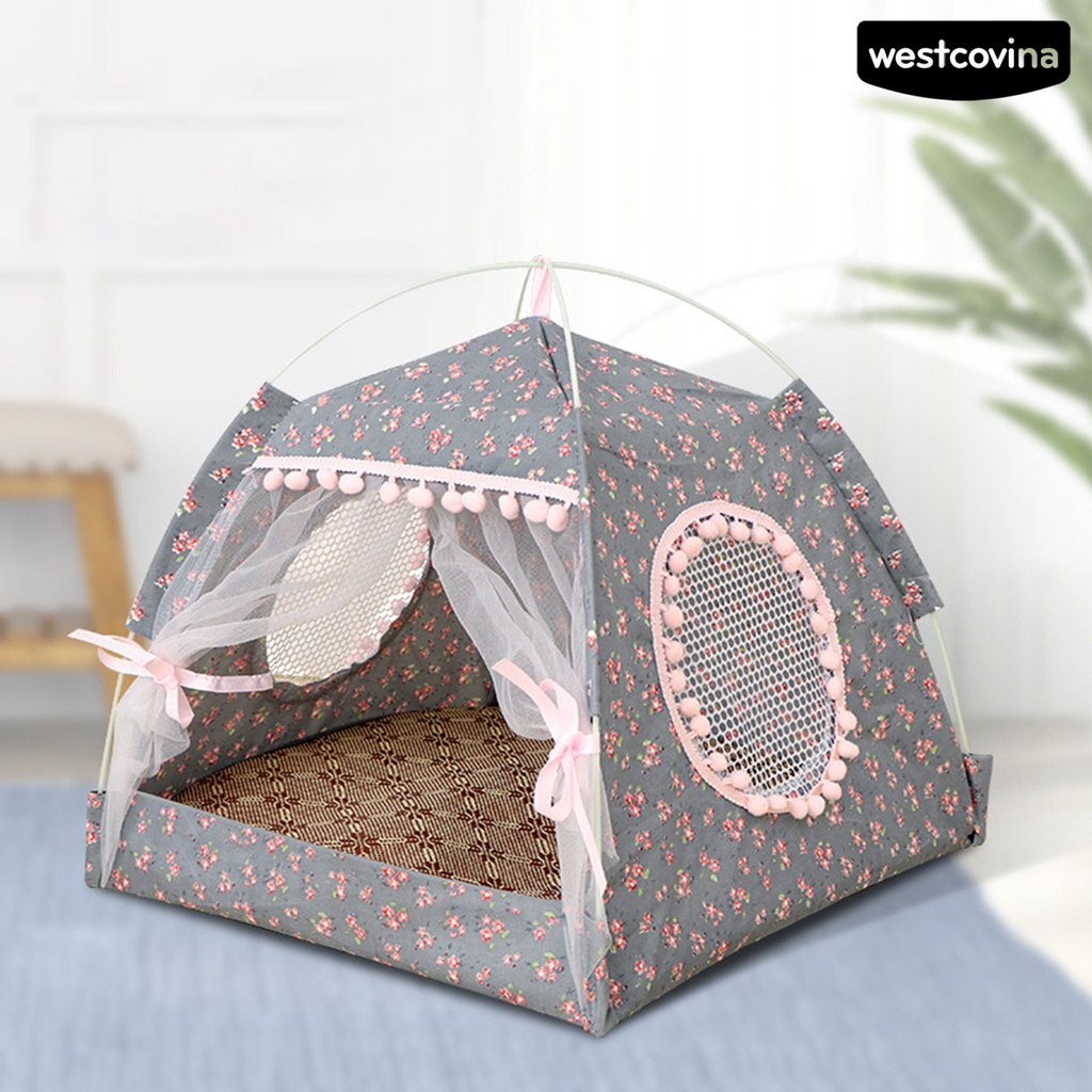 [COD]♞Nhà Vải Bản Rộng Siêu Mềm Mại In Họa Tiết Dễ Vệ Sinh Cho Thú Cưng