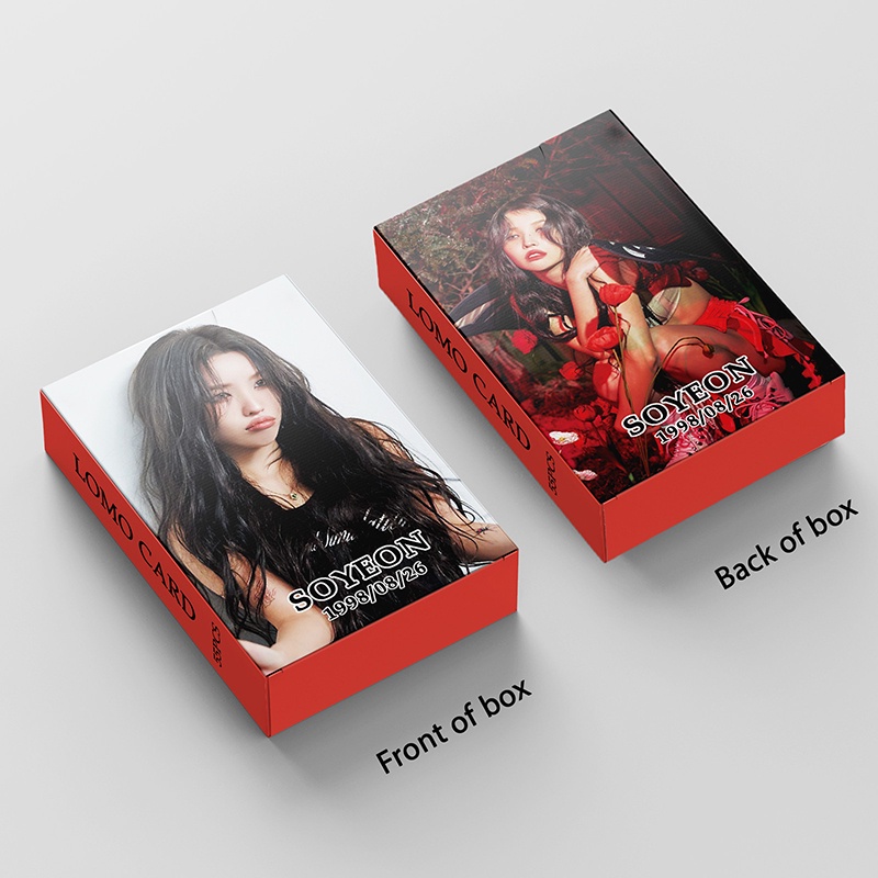 I-DLE Soyeon LOMO Card Set 55 Tấm Thẻ Ảnh Hình Nhóm Nhạc KPOP