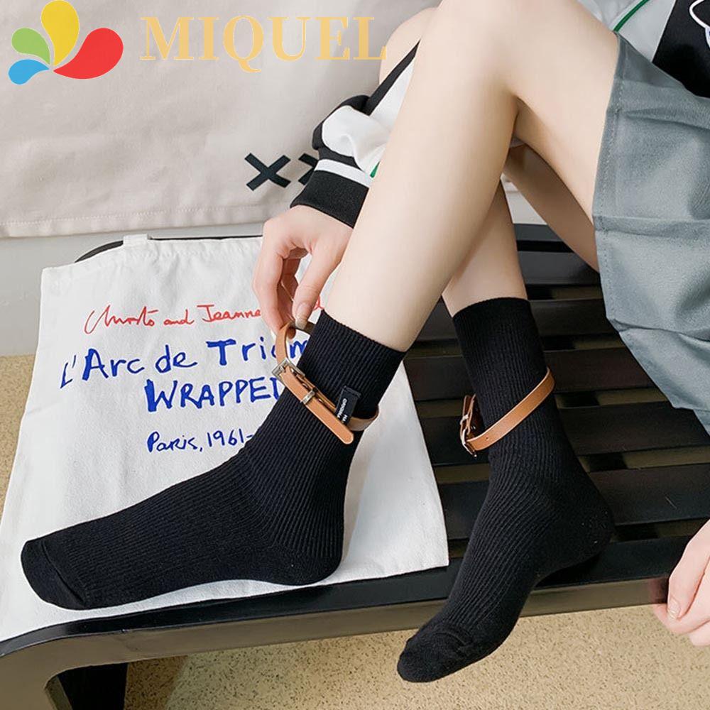 Vớ Cotton Ngắn Mỏng Màu Trơn Không Xương Cá Tính Phong Cách Hàn Quốc Đường Phố Mùa Hè Cho Nữ