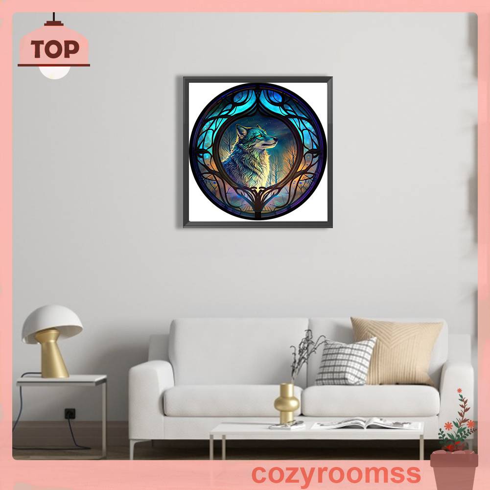 Tranh Đính Đá Kim Cương Toàn Bộ 5D DIY Hình Vẽ Động Vật