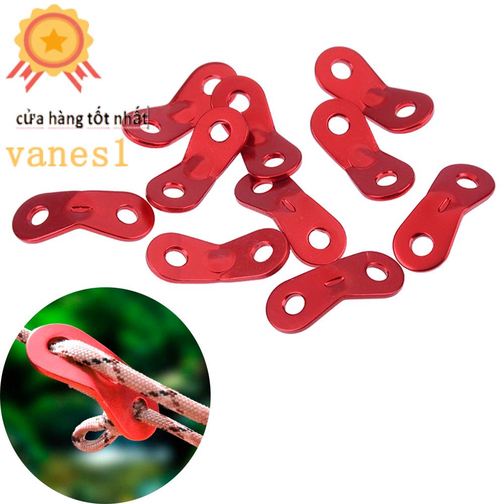 VANES1 Bộ 10 Móc Căng Dây Lều Bằng Hợp Kim Nhôm