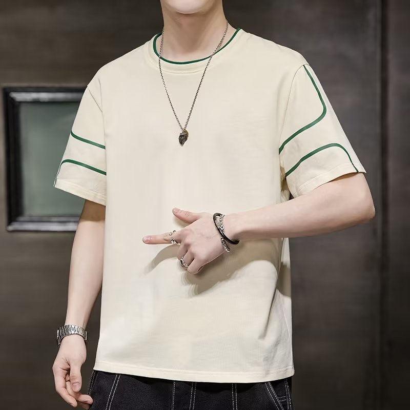 Áo Thun Tay Ngắn Cổ Tròn Dáng Rộng In Họa Tiết Graffiti Phong Cách Đường Phố Hip Hop Thời Trang Mùa Hè Cho Nam M-5XL