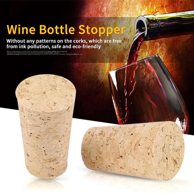 Bộ 30 Nút Gỗ Đậy Chai Rượu / Bia Chuyên Dụng