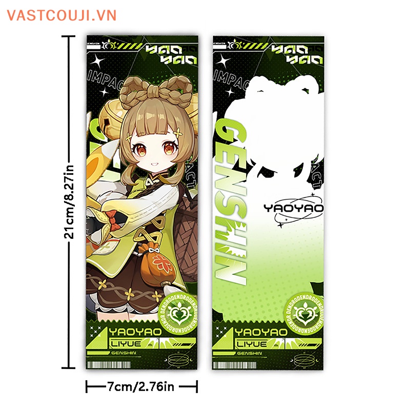 Vastji Genshin Va Chạm Hóa Trang Nahida Faruzan Hai Mặt Màu Laser Đóng Gói Đồ Họa Nilou Morax