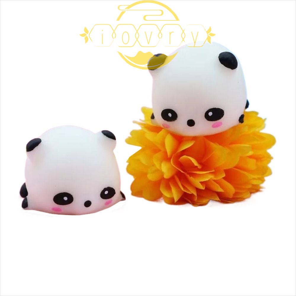 IVORY Đồ Chơi Bóp Tay Hình Gấu Trúc Mochi Dễ Thương Vui Nhộn Cho Người Lớn Và Trẻ Em