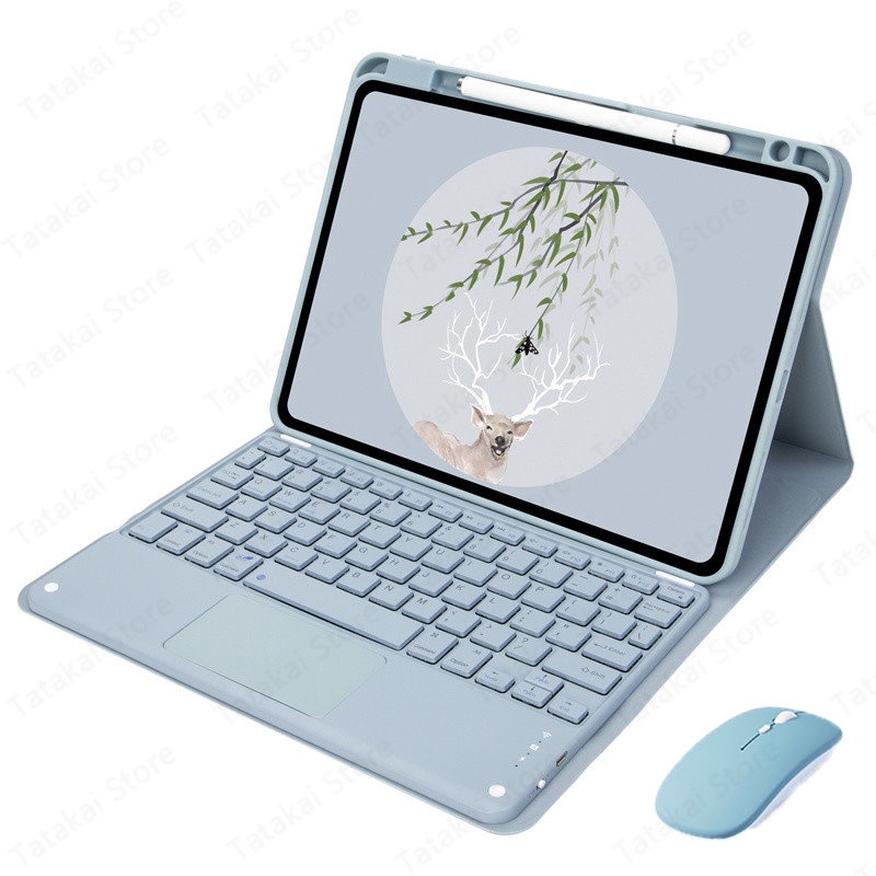 Bao Da Máy Tính Bảng Tích Hợp Bàn Phím Có Ngăn Đựng Bút Cho Funda Xiaomi Pad 6 Xiaomi Pad 6 Pro 2023 11 ''