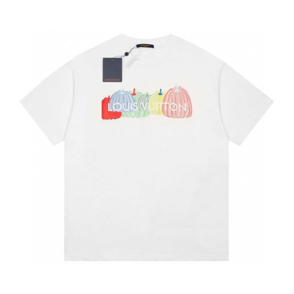 Áo Thun cotton Trơn In Hình Bí Ngô Cổ Điển + Thẻ Cho Cặp Đôi