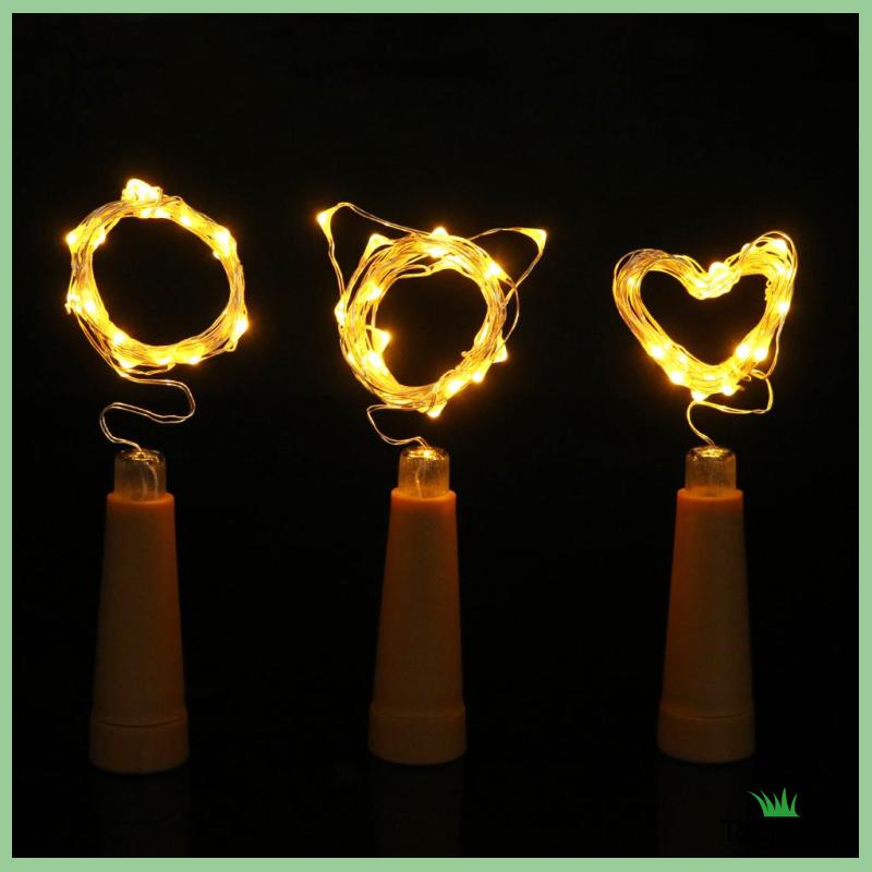 Dây Đèn LED Micro Hình Nút Bần Dùng Trang Trí Tiệc Cưới / Giáng Sinh