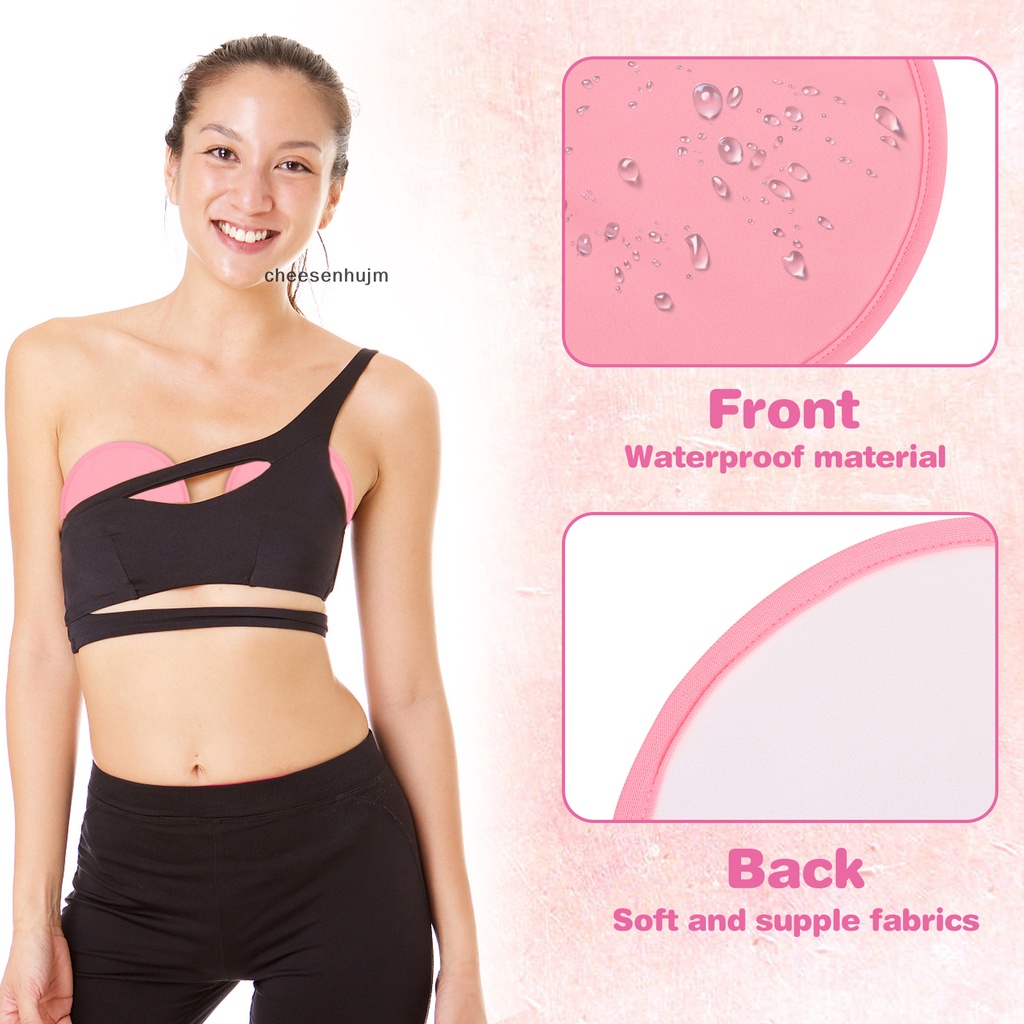 Bộ 6 Miếng Đệm Ngực Thầu Dầu Hữu Cơ Có Thể Giặt Và Tái Sử Dụng Để Mát Xa Thư Giãn