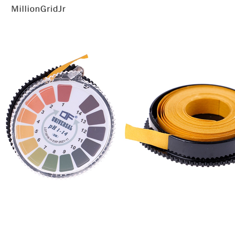 Dải thử nghiệm chỉ thị ph trong phòng thí nghiệm / 5m 1-14 giấy quỳ tím axit kiềm
