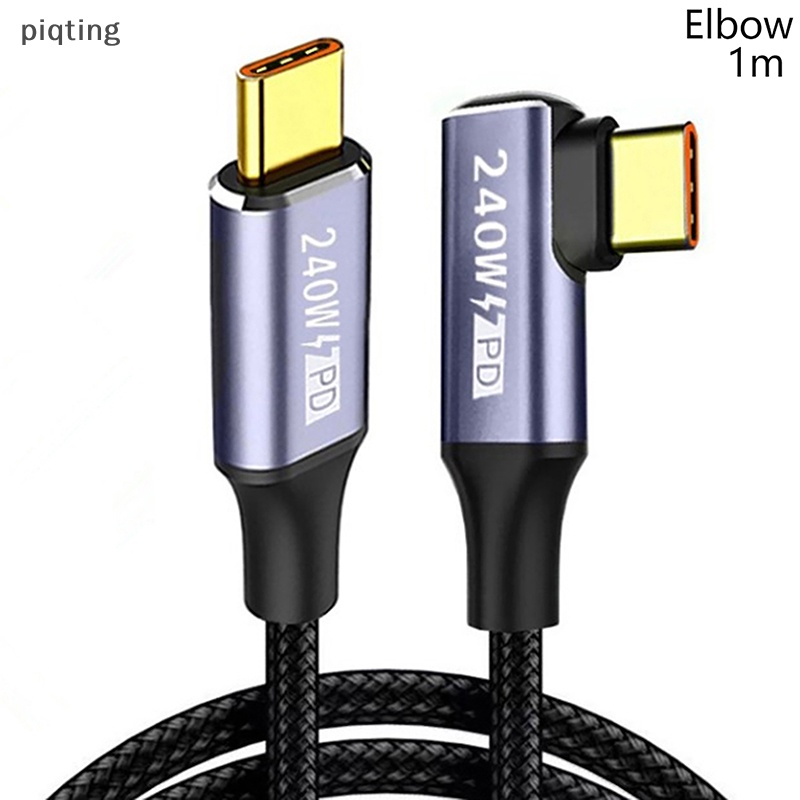 Cáp Sạc Nhanh 48V5A 480Mbps PD240W QC3.0 90 Độ USB Chuyên Dụng Cho Điện Thoại / Máy Tính