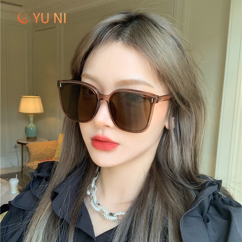 kính râm gọng vuông  Kính Mát Vuông Oversized Chống Tia UV400 Thời Trang kính chống tia uv nữ