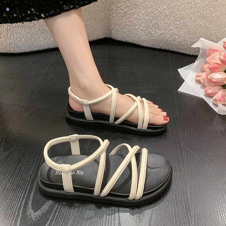 Sandal Đế Bằng Thiết Kế Mới Thời Trang Mùa Hè 2023 Dành Cho Nữ