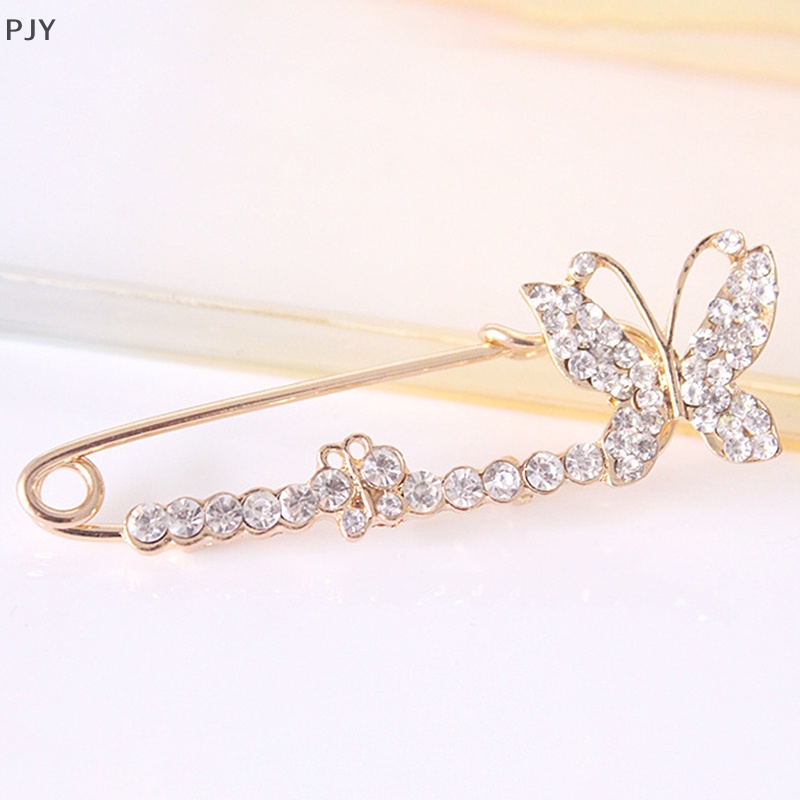 Ghim Cài Áo Hình Hoa Đính Đá Pha Lê Lấp Lánh Cho Nữ