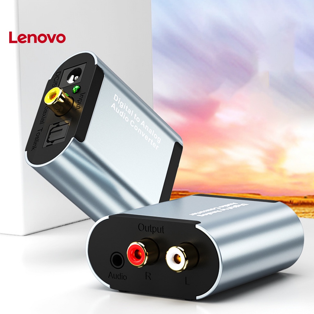 Bộ Giải Mã Âm Thanh RCA 3.5mm Bằng Hợp Kim Nhôm Cho Loa Gia Đình