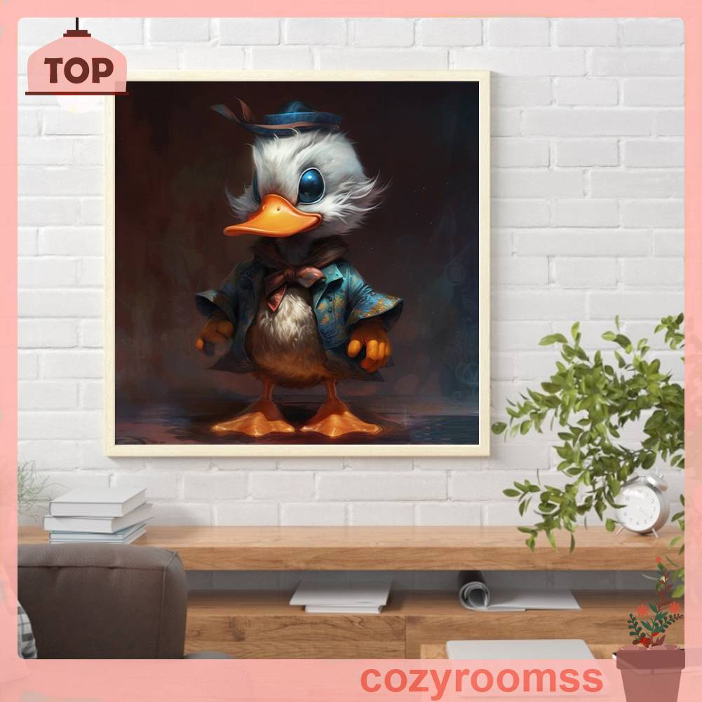 Tranh Đính Đá Kim Cương Toàn Bộ 5D DIY Hình Vẽ Vịt Donald