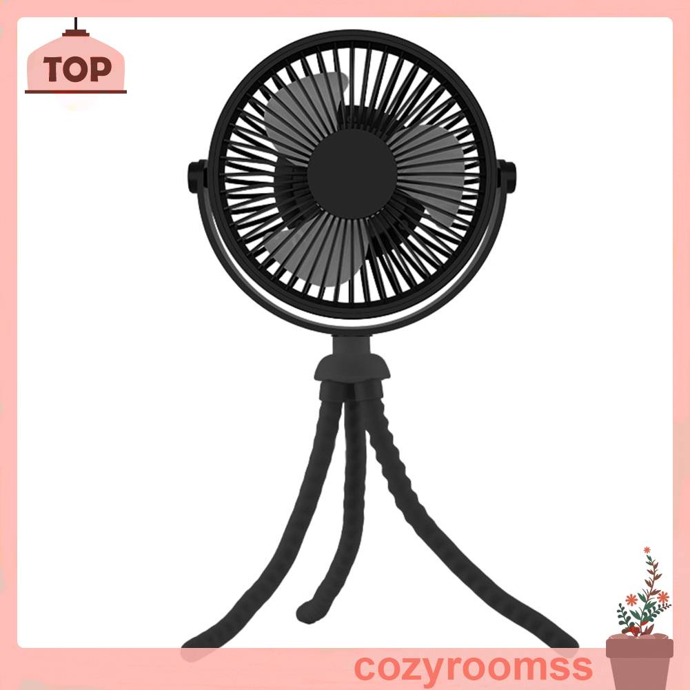 Quạt Mini Cầm Tay 3 Tốc Độ Không Ồn Hình Bạch Tuộc Sáng Tạo