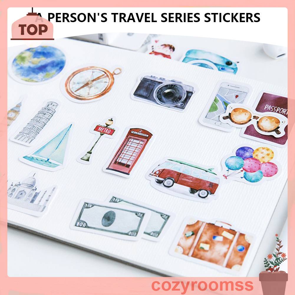 Hộp 46 Hình Dán One Person Trang Trí Sổ Tay DIY