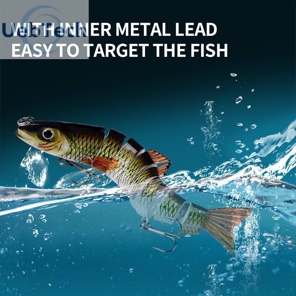 Mồi Câu Cá Giả Cứng Nhiều Khớp Nối 12.5cm 21.5g