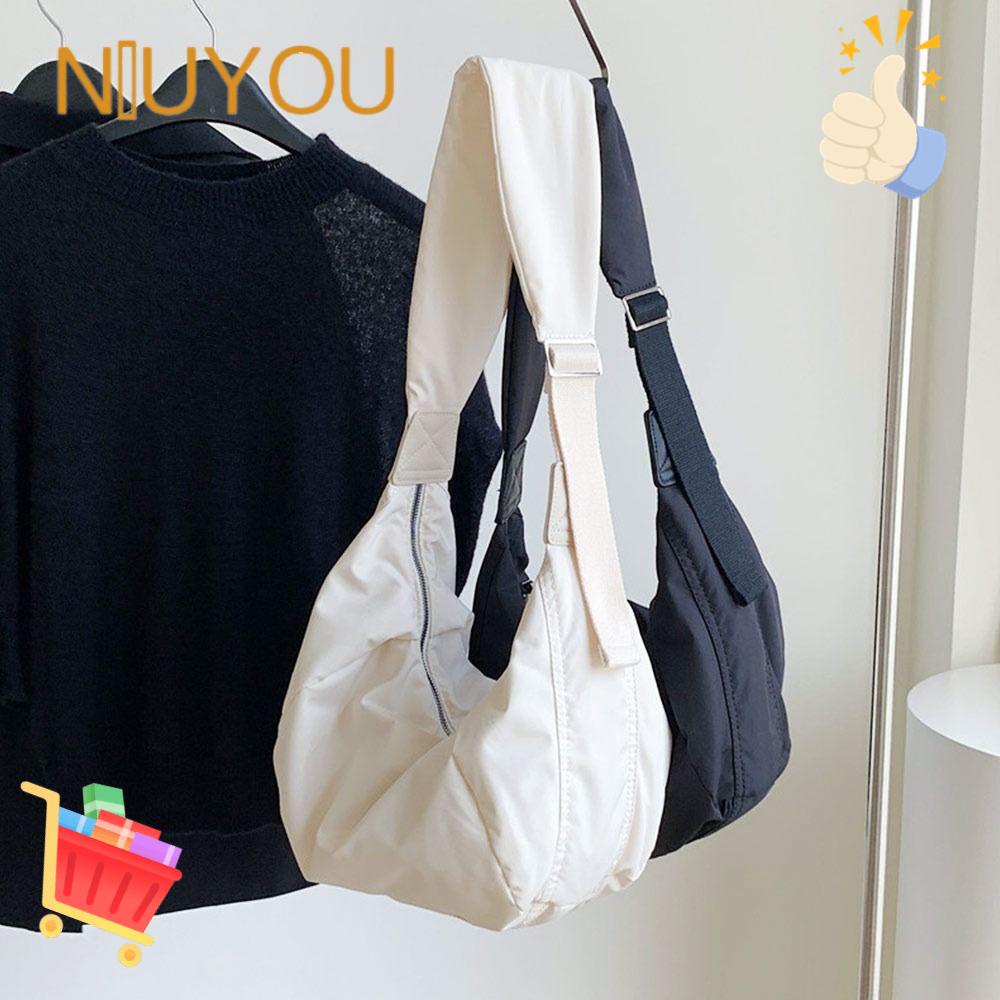 NIUYOU Túi Đeo Chéo Vai Bằng Nylon Màu Sắc Thời Trang Sành Điệu Cho Nữ