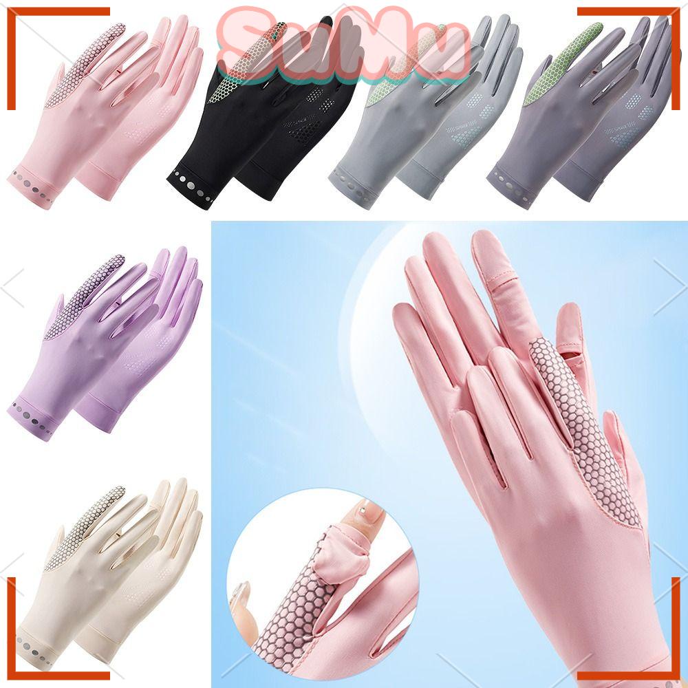 SUMU Găng Tay Cảm Ứng Chống Tia UV Thời Trang Cho Nữ