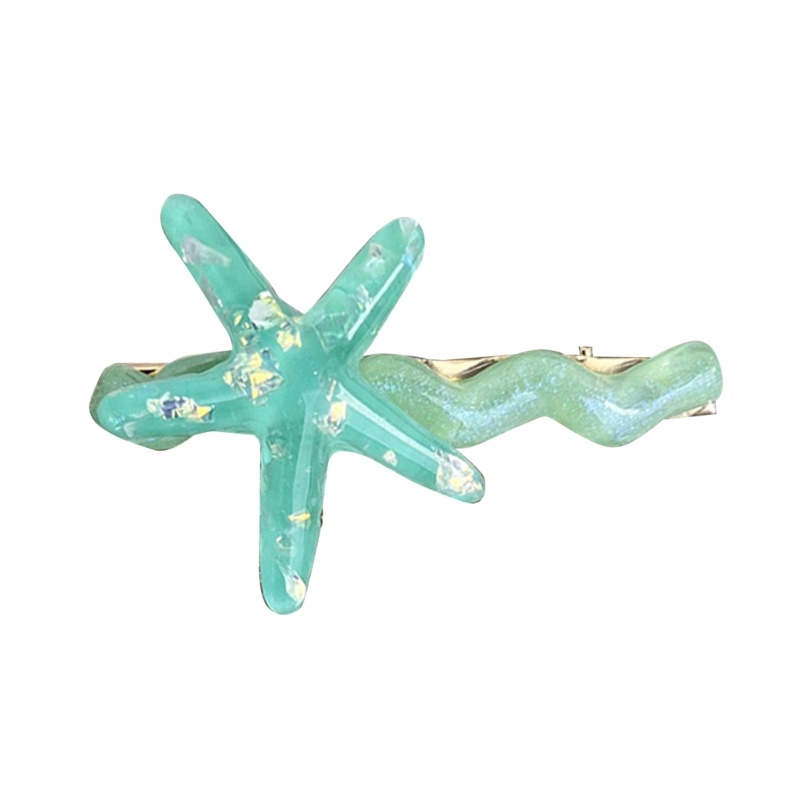 Kẹp Tóc Hình Sao Biển Xinh Xắn Y2K