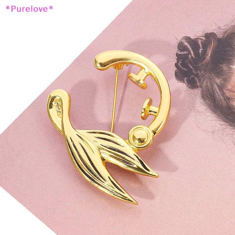 Ghim Cài Áo Hình Anime Violet Evergarden Màu Vàng Đồng Thời Trang Cho Nam Và Nữ Mới