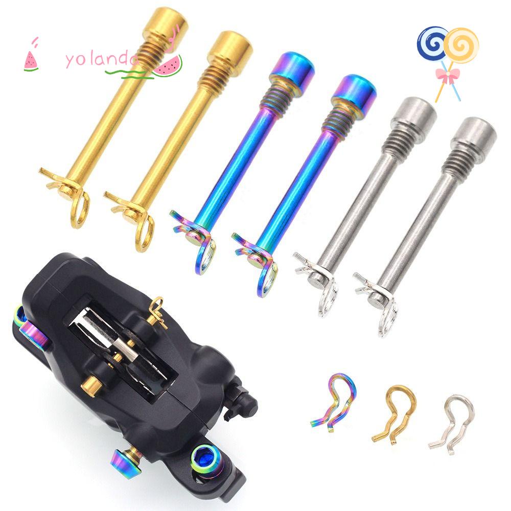 YOLA Bộ 2 Chốt Vặn Bằng Hợp Kim Titan Cho Xe Đạp