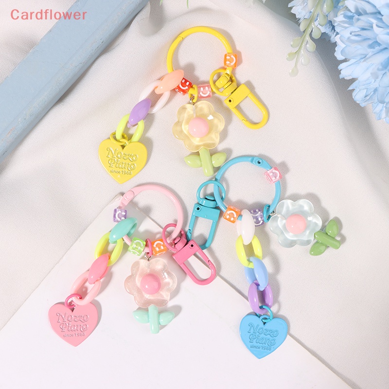 Móc Khóa Hình Hoa Tulip Dễ Thương Trang Trí Ba Lô / Túi Xách / Ô Tô Mới