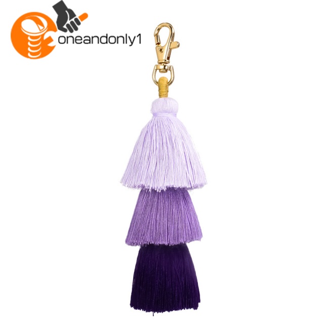 Set 6 Móc Khóa Nhiều Màu Sắc Phong Cách Bohemian