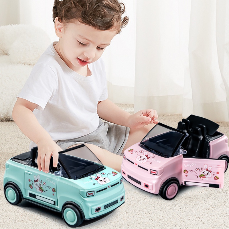 Mô Hình Đồ Chơi Xe Hơi Hoạt Hình Mini Bằng Nhựa Dành Cho Trẻ