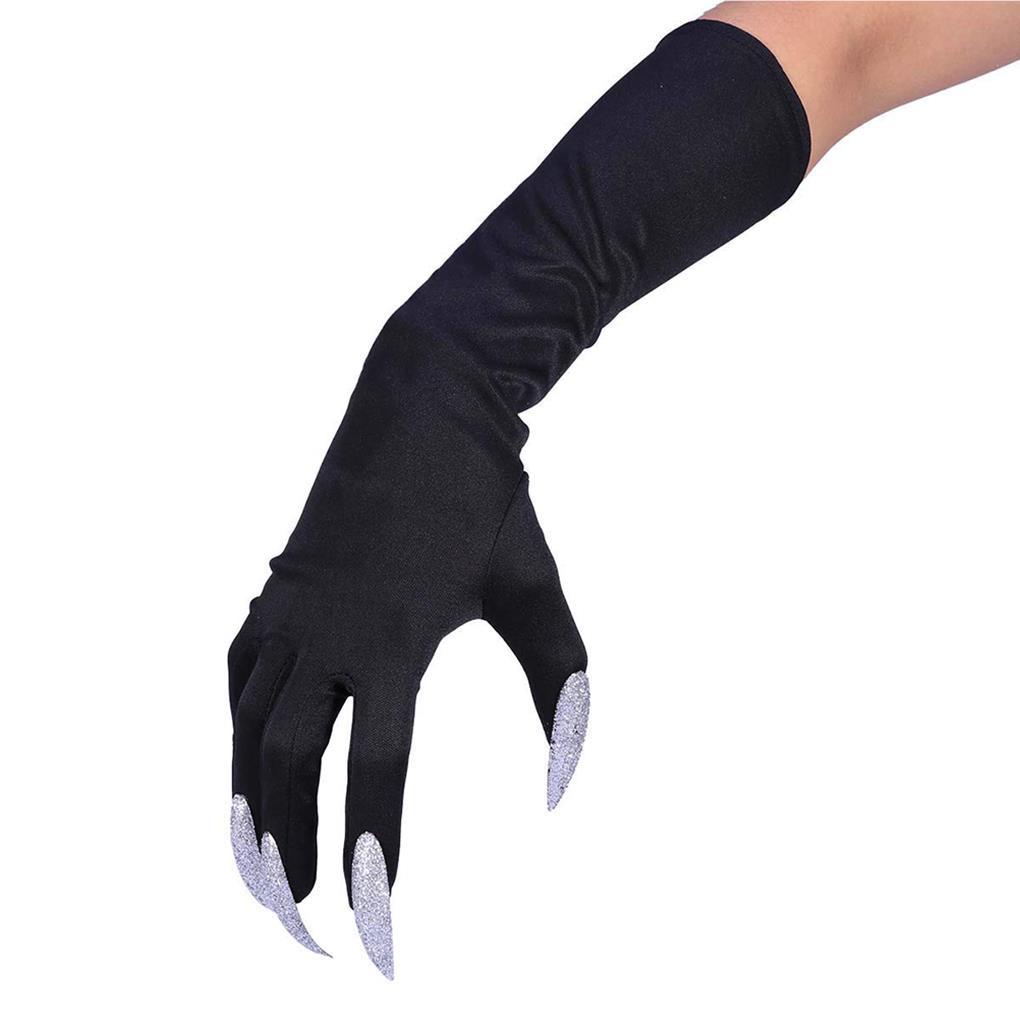 1 Đôi Găng Tay Móng Vuốt Dài Hóa Trang Halloween
