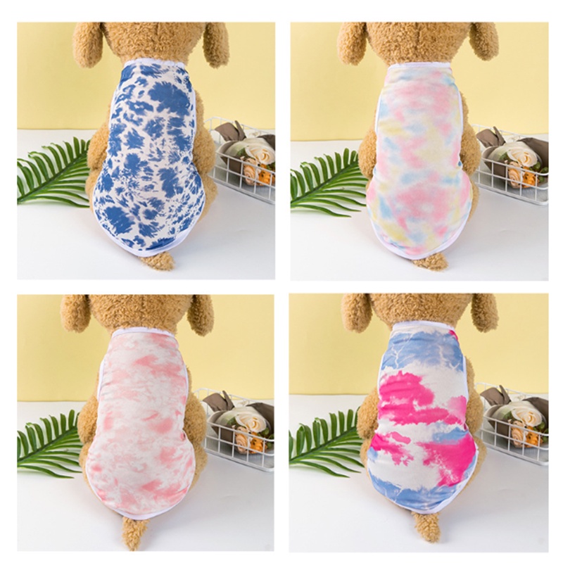 Áo Thun Họa Tiết Trái Tim Hoạt Hình Thời Trang Mùa Hè Cho Thú Cưng